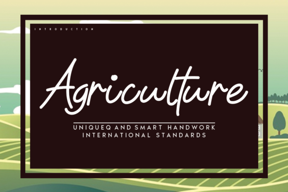 Agriculture Font: Elevate Editorial Design