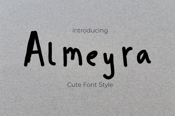 Almeyra: A Bold Handwritten Font for Web Design