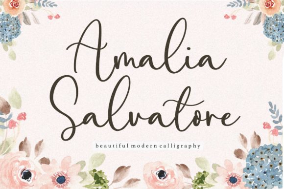 Amalia Salvatore: A Friendly Handwritten Font for Social Campaigns