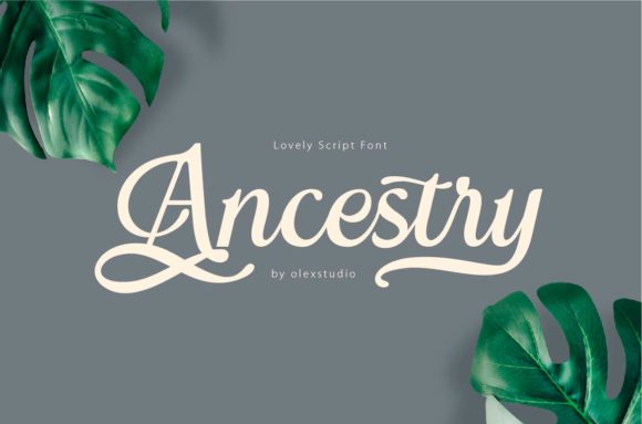 Ancestry Font: A Handwritten Typeface for Authentic Brands