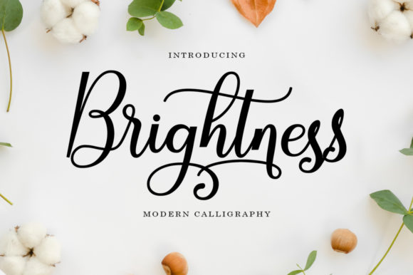 Brightness: A Handwritten Font for Digital Design