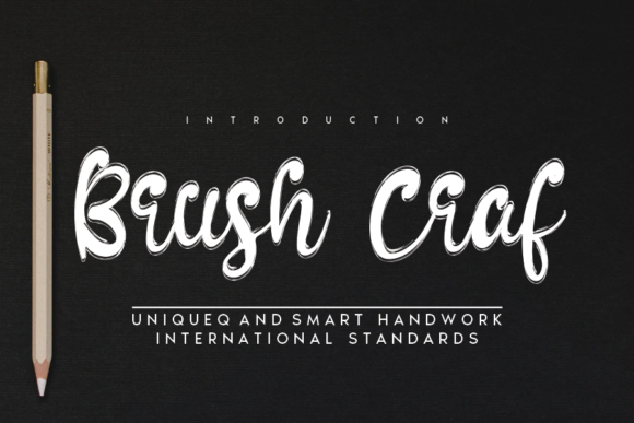Brush Craf: A Handwritten Font for Editorial Design
