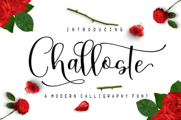 Challoste Font: Elegant Script for Makers