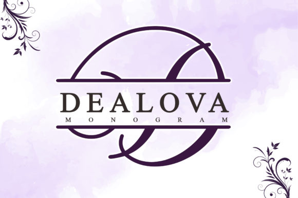 Dealova Monogram: A Modern Script Font for Campaigns