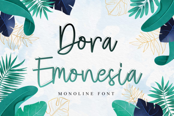 Dora Emonesia: A Timeless Handwritten Font for Editorial Design