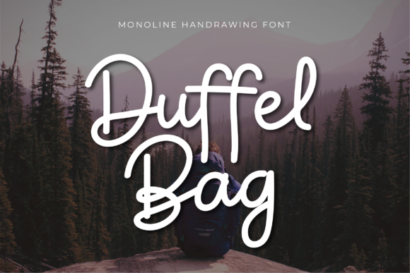 Duffel Bag: A Handwritten Typeface for Editorial Warmth