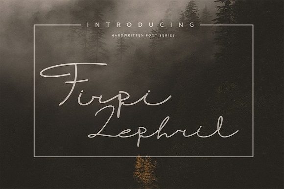 Firpi Lephril: A Handwritten Font for Branding