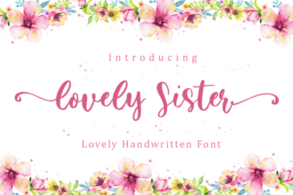 Lovely Sister: A Script Font for Elegant Web Design