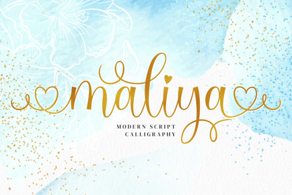 Maliya: A Romantic Handwritten Font for Makers