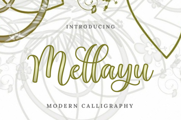 Mellayu: A Fresh Handwritten Font for Modern Brands
