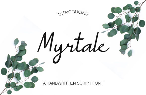 Myrtale: A Handwritten Font for Editorial Design