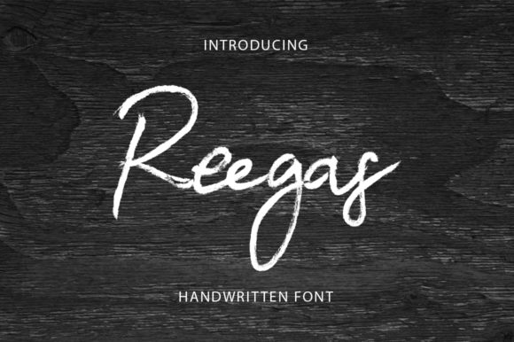 Reegas: A Handwritten Typeface for Editorial Elegance