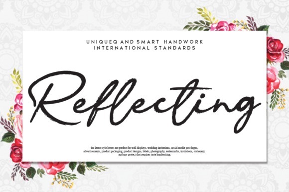Reflecting Font: Elevate Your Campaign Visuals