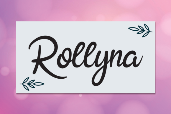 Rollyna: The Handwritten Font That Elevates Brand Identity