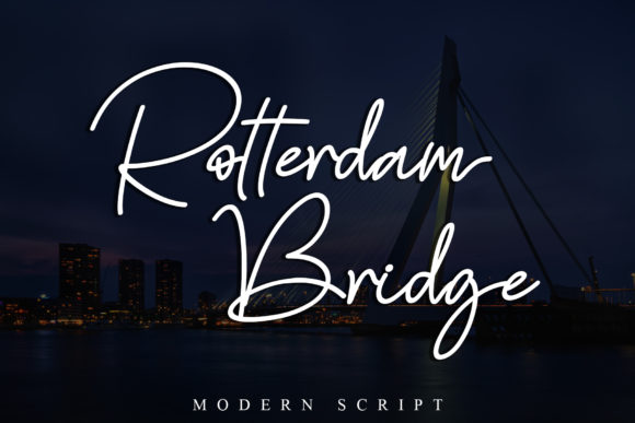 Rotterdam Bridge: A Timeless Script Font for Web Design