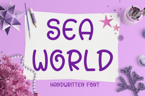 Sea World: A Handwritten Font for Editorial Calm