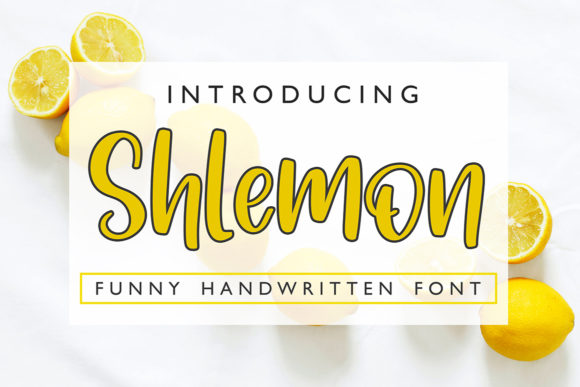 Shlemon: The Friendly Handwritten Font for Crafters