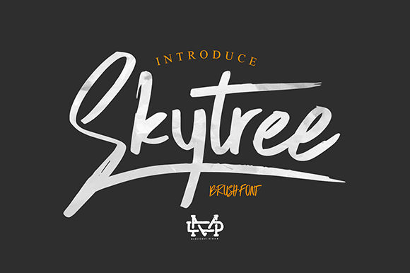 Skytree: A Handwritten Font for Brand Identity