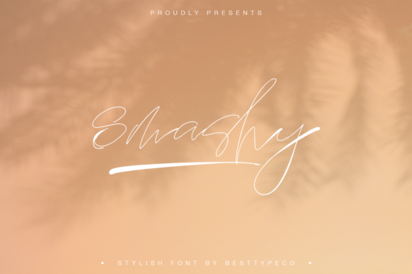 Smashy: A Charming Script Font for Makers
