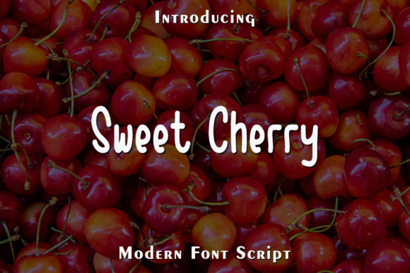 Sweet Cherry Font: A Handwritten Typeface for Branding