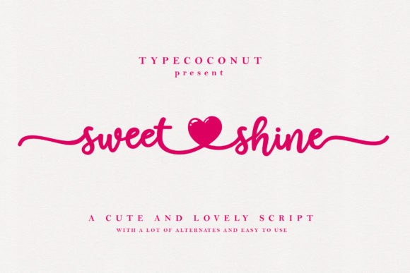 Sweetshine: A Friendly Handwritten Font for Brands
