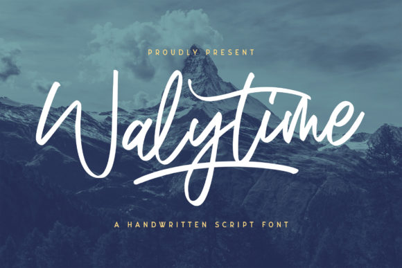 Walytime: A Handwritten Font for Modern Web Design